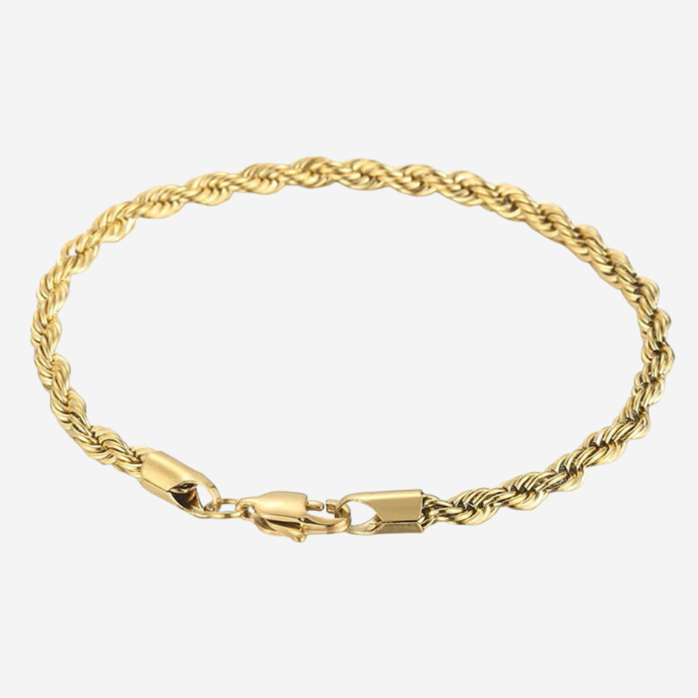 Twist Rope Armband Czarina Gold 21 cm