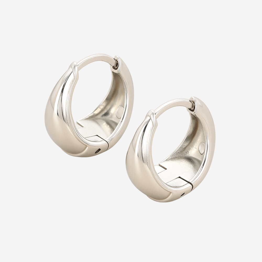 Luna Mini Hoops Czarina Silber