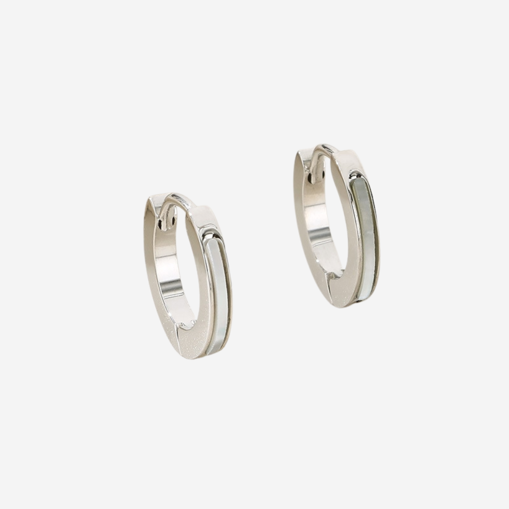 Golden Line Creolen Czarina Silber