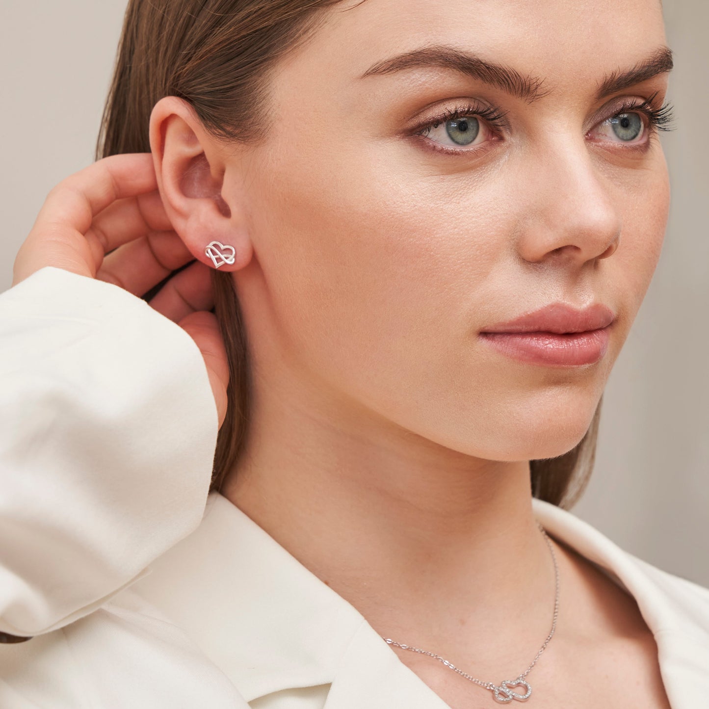 Herz Unendlich Ohrringe Ohrringe Czarina Jewellery