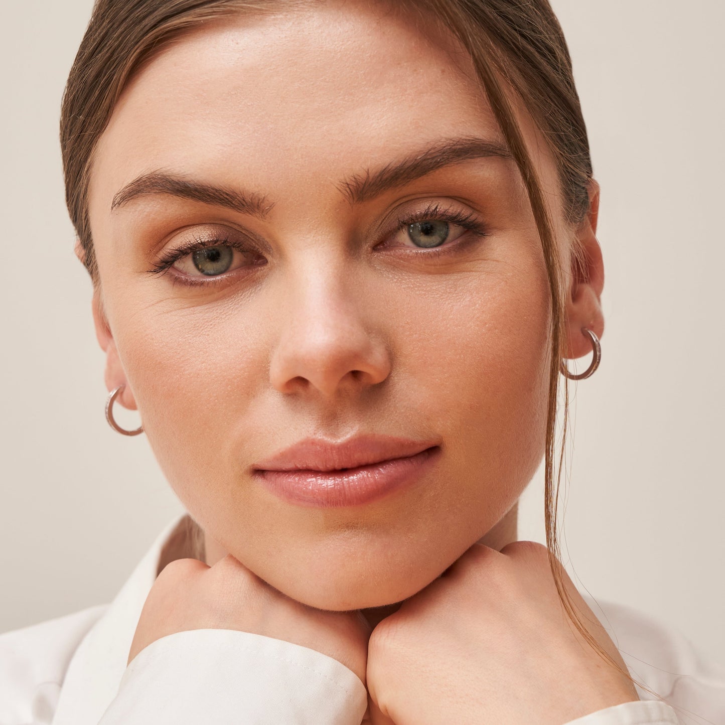 Pinke Zirkon Creolen Ohrringe Czarina Jewellery