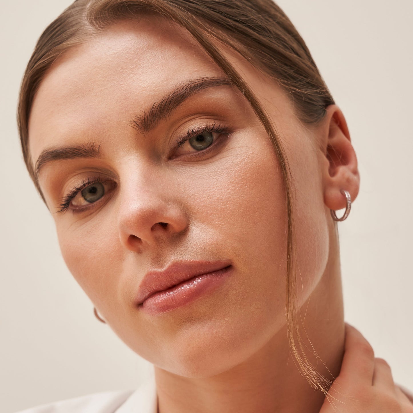 Pinke Zirkon Creolen Ohrringe Czarina Jewellery