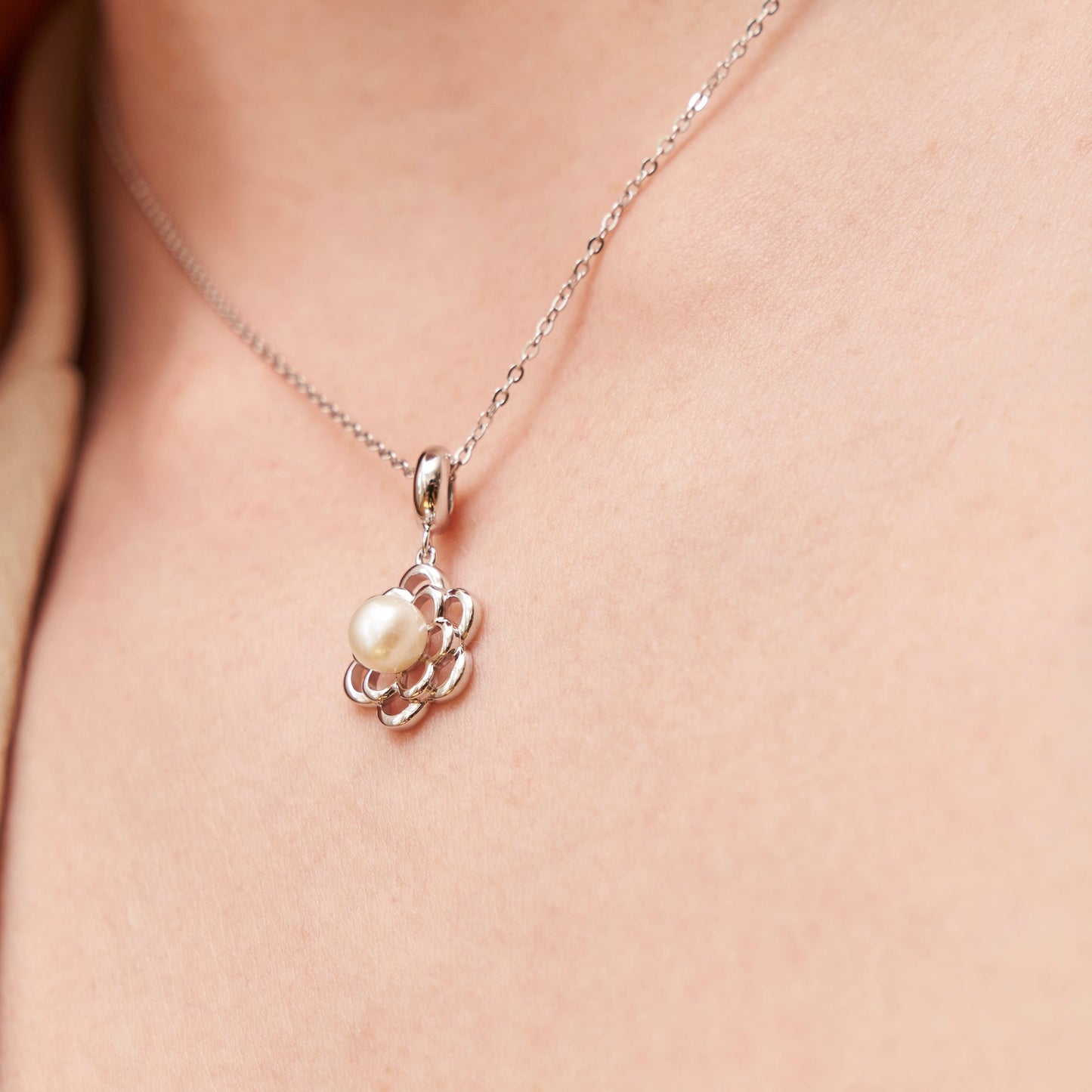 Blumenperlen Halskette Halsketten Czarina Jewellery