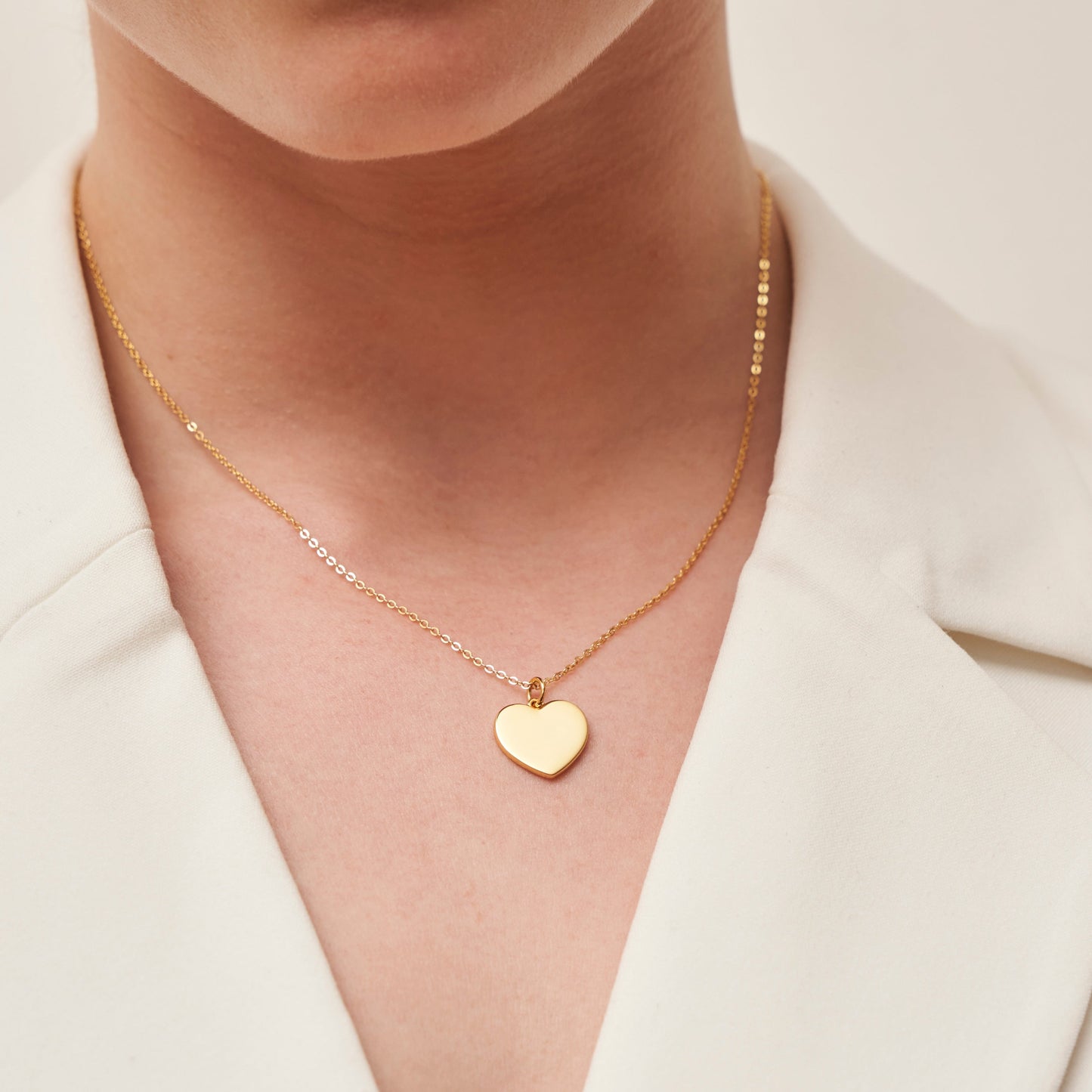 Herz Gold Halskette Halsketten Czarina Jewellery