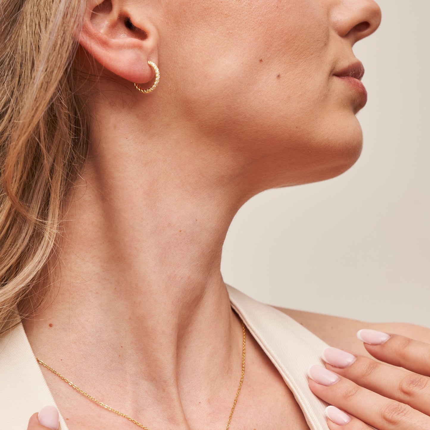 Pavé Gold Ohrringe Ohrringe Czarina Jewellery