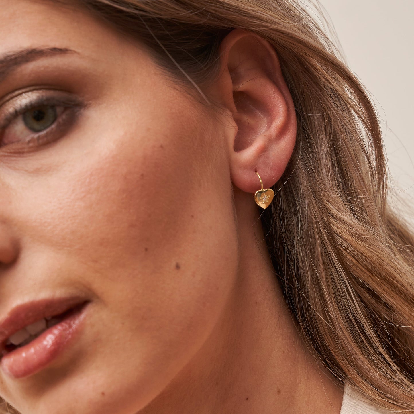 Herz Edelweiss Ohrringe Ohrringe Czarina Jewellery