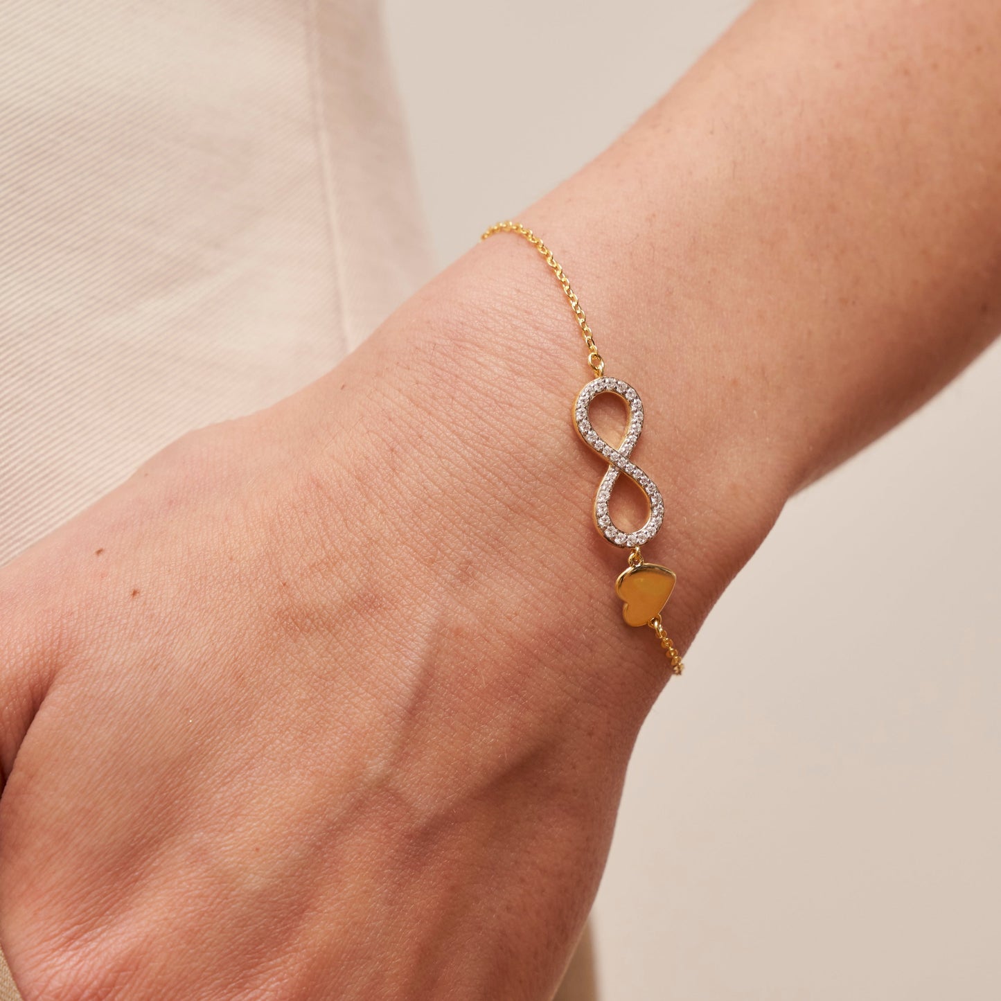 Unendlich Gold Armband Armband Czarina Jewellery