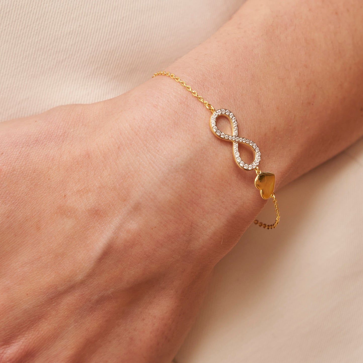 Unendlich Gold Armband Armband Czarina Jewellery