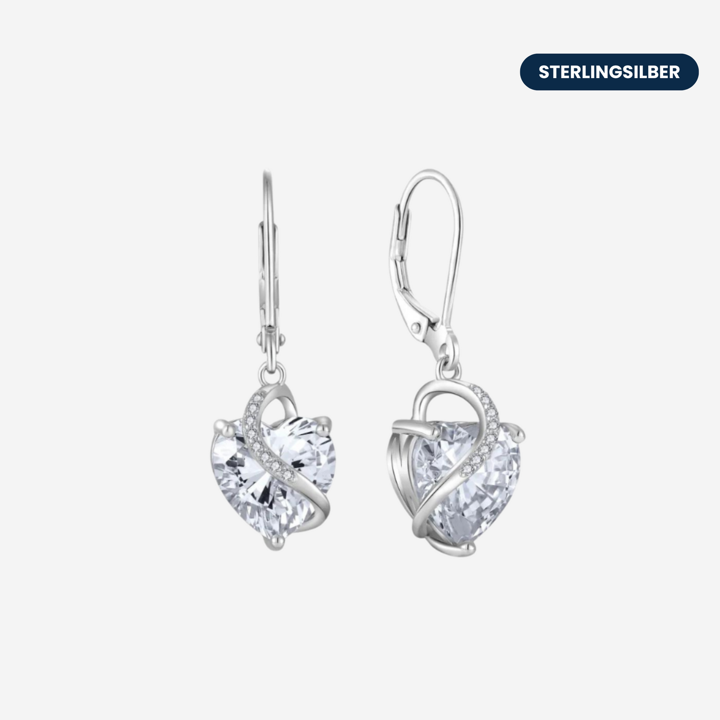 Ewiger Glanz Ohrringe Ohrringe Sterlingsilber