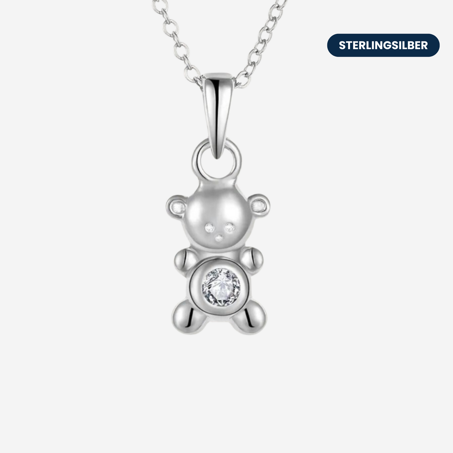 Bärchen Halskette Halsketten Sterlingsilber
