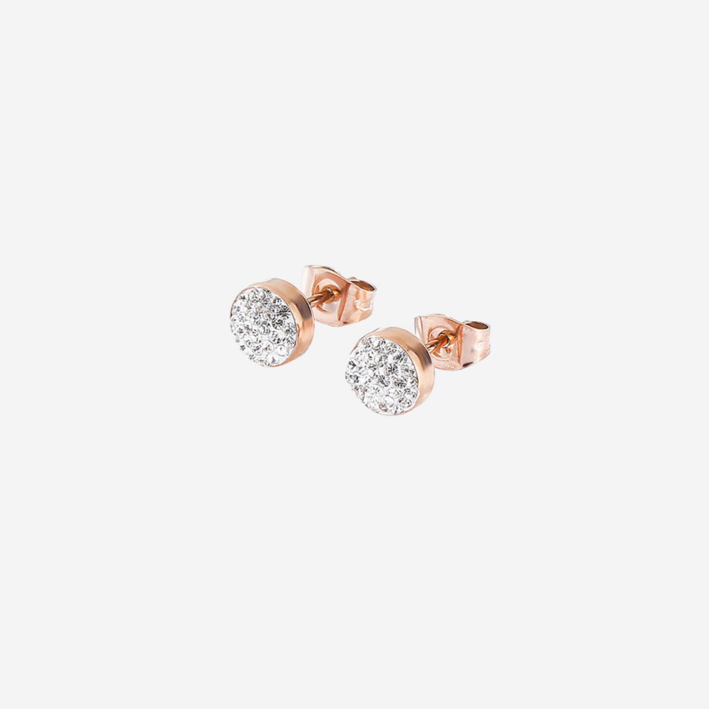 Minimalistische Roségold Ohrstecker Czarina