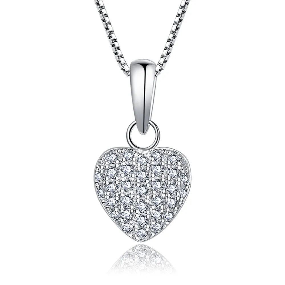 Zirkon-Herz Halskette Halsketten Czarina Jewellery