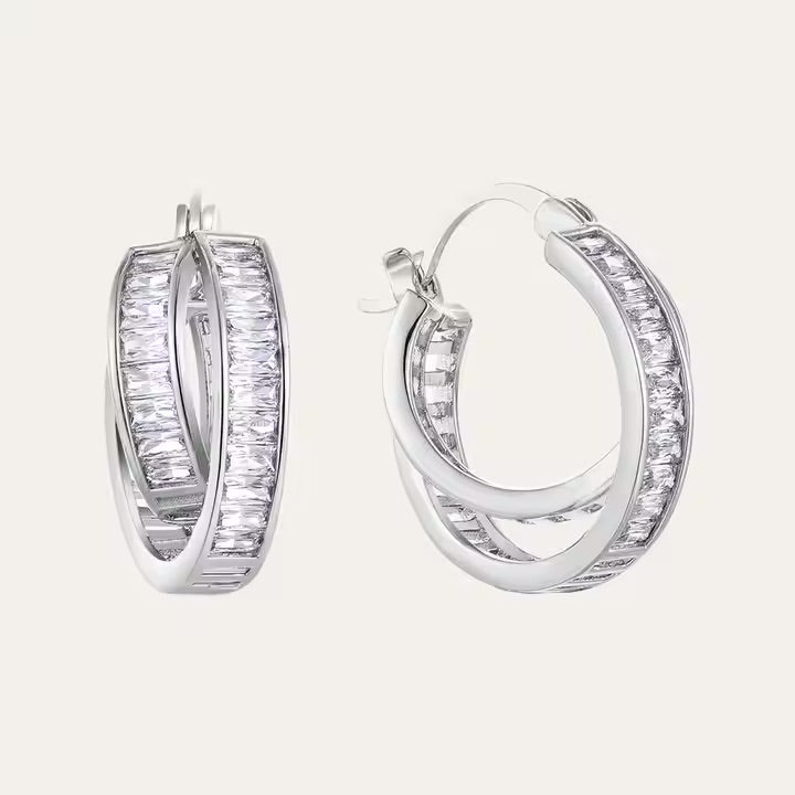 Aurora Twist Creolen Ohrringe Czarina Jewellery