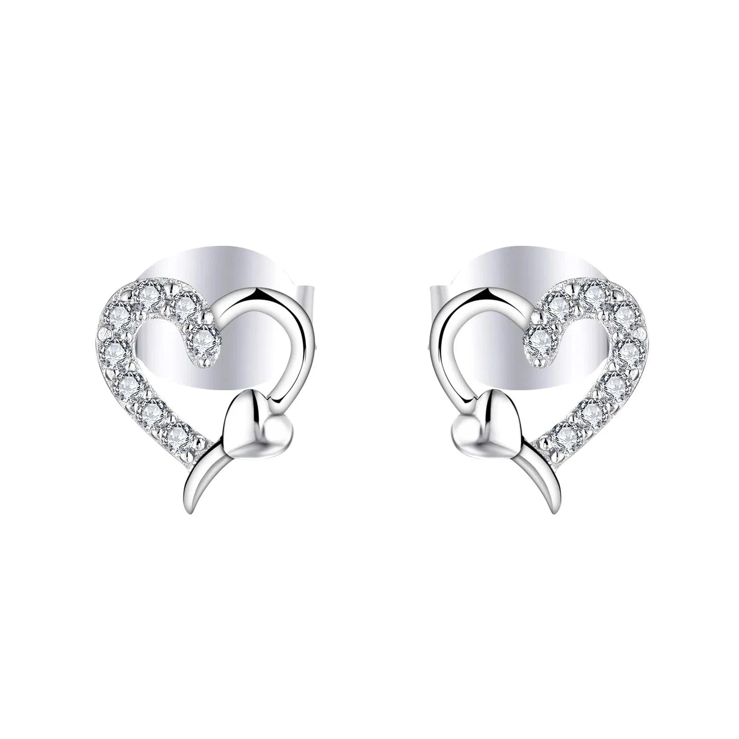 Love Ohrringe Ohrringe Sterlingsilber