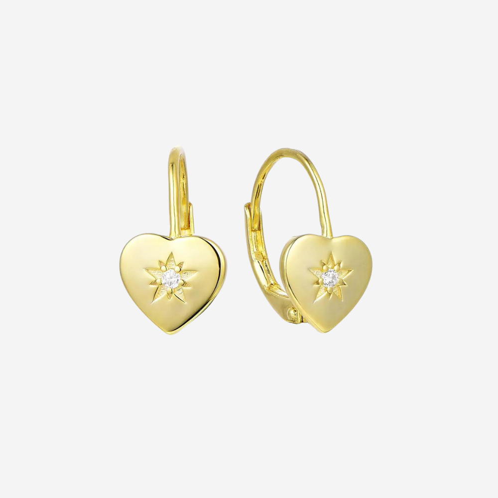 Herz Edelweiss Ohrringe Ohrringe Czarina Jewellery