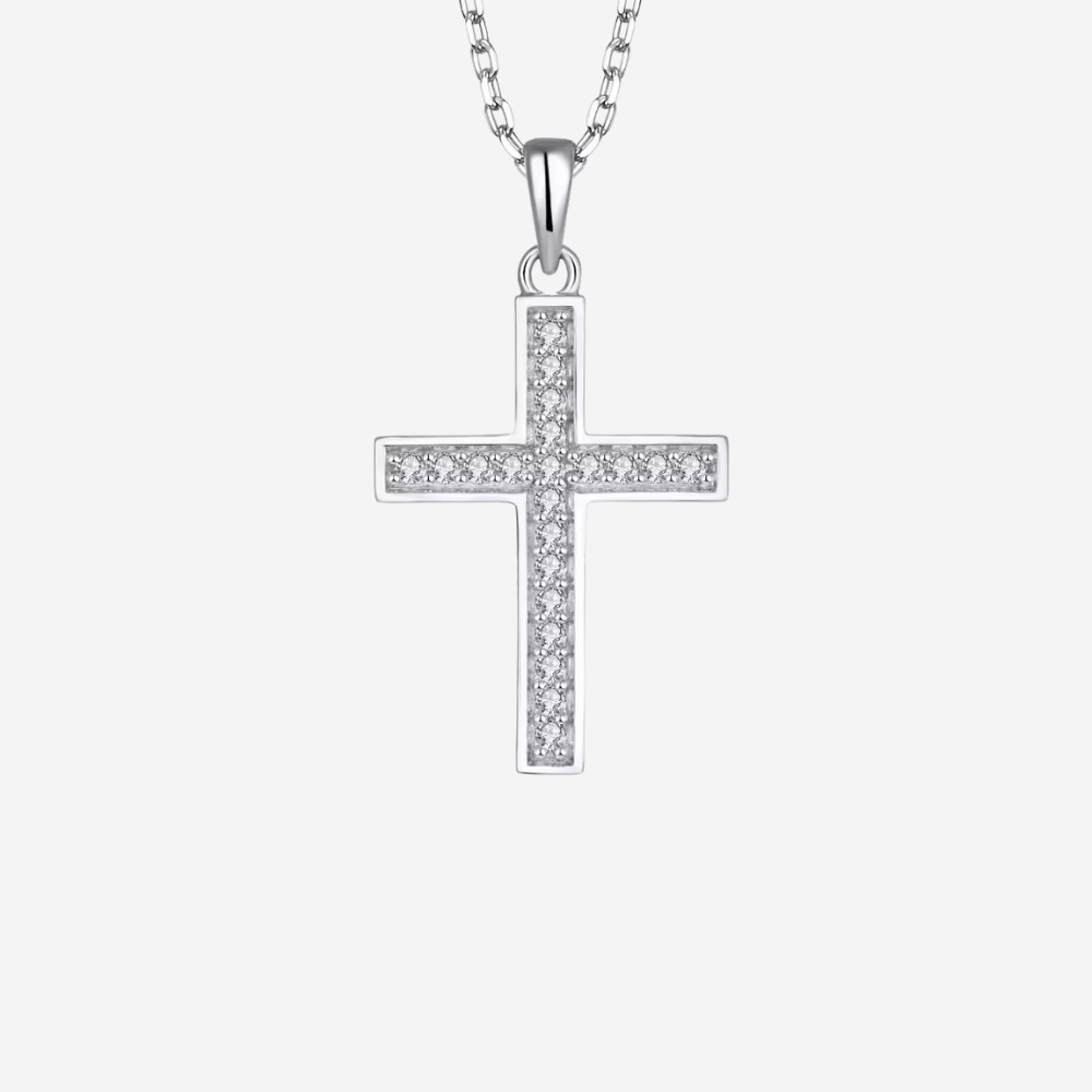 Kreuz Silber Halskette Halsketten Czarina Jewellery