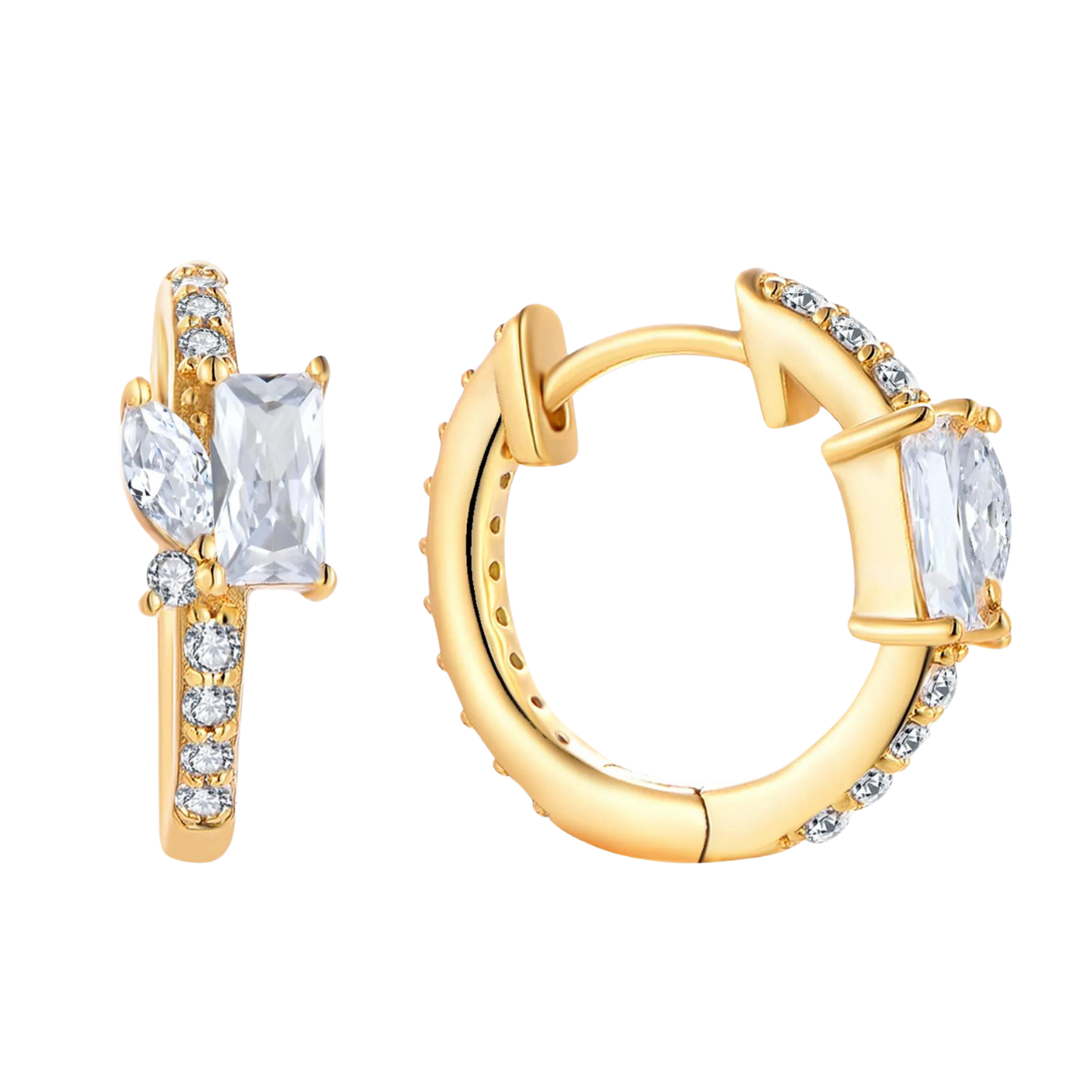 Pavé Schmetterling Ohrringe Ohrringe Sterlingsilber