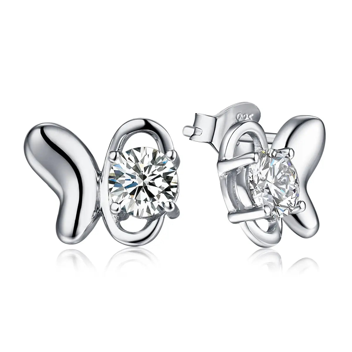 Schmetterling Zirkonia Ohrringe Ohrringe Czarina Jewellery