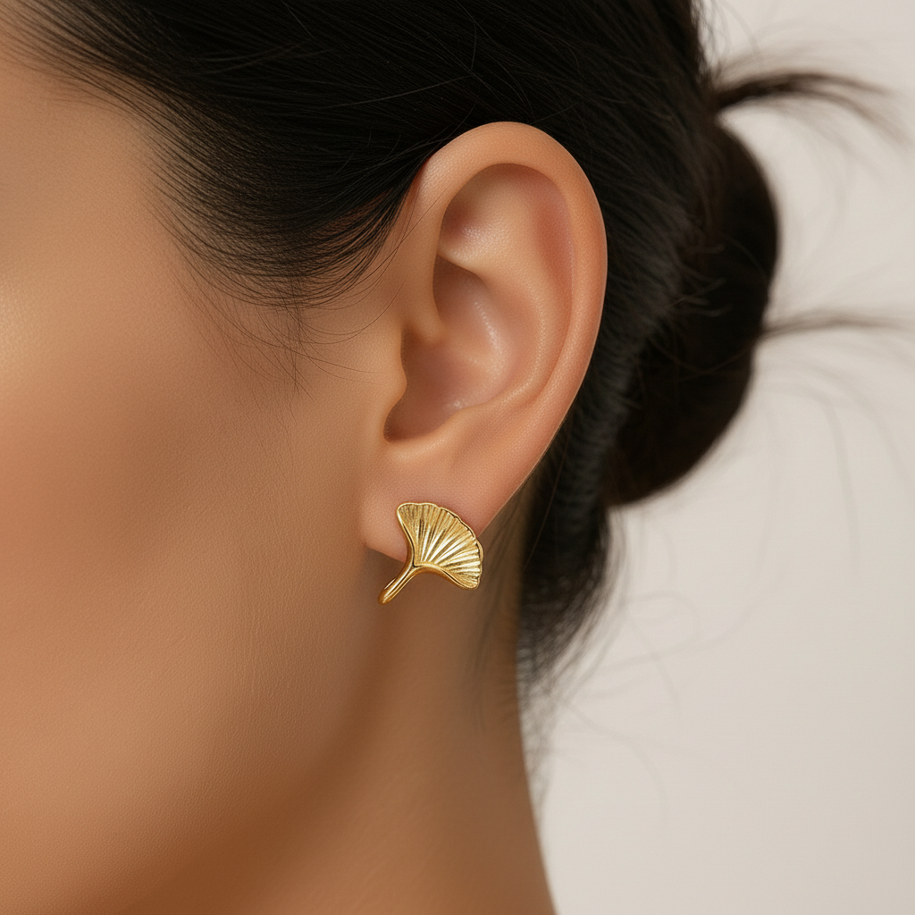 Ginkgo Blatt Ohrringe Czarina