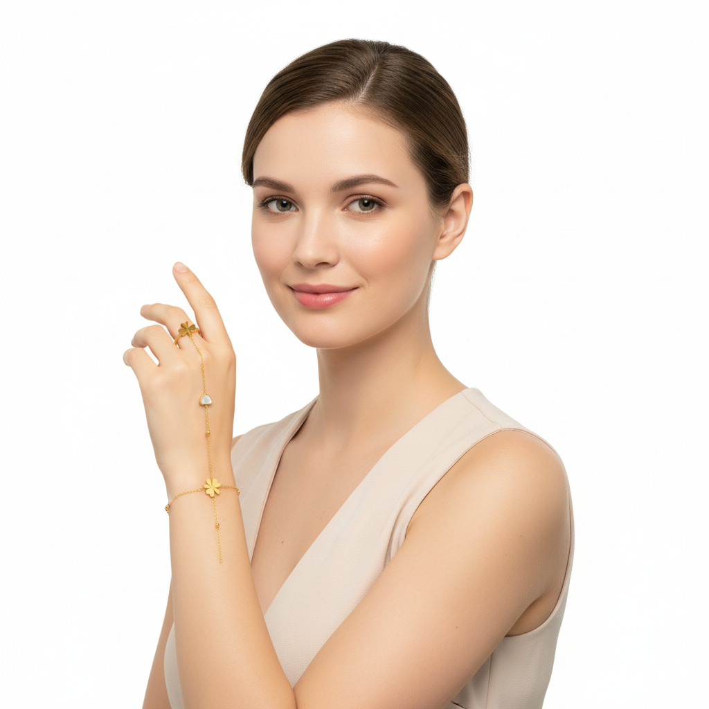 Handkettchen mit Ring Czarina