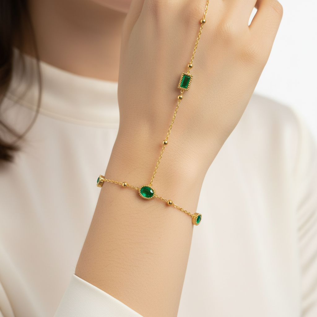 Handkettchen mit Ring Czarina