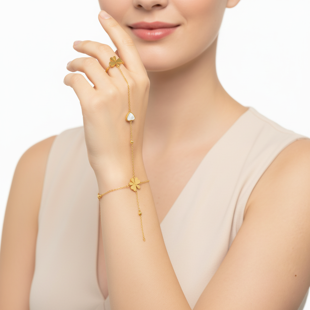 Handkettchen mit Ring Czarina