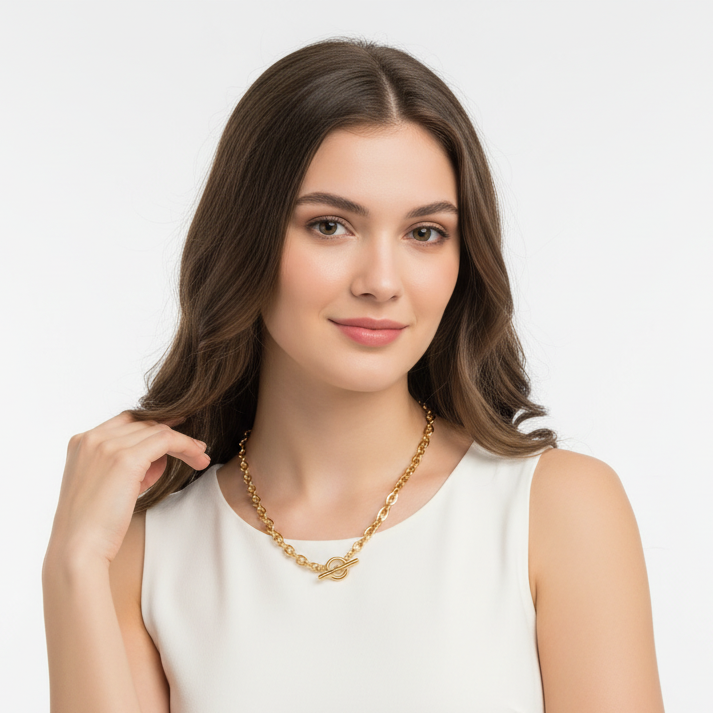 T-Bar Verschluss Halskette Czarina