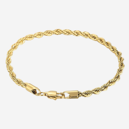 Twist Rope Armband Czarina Gold 21 cm