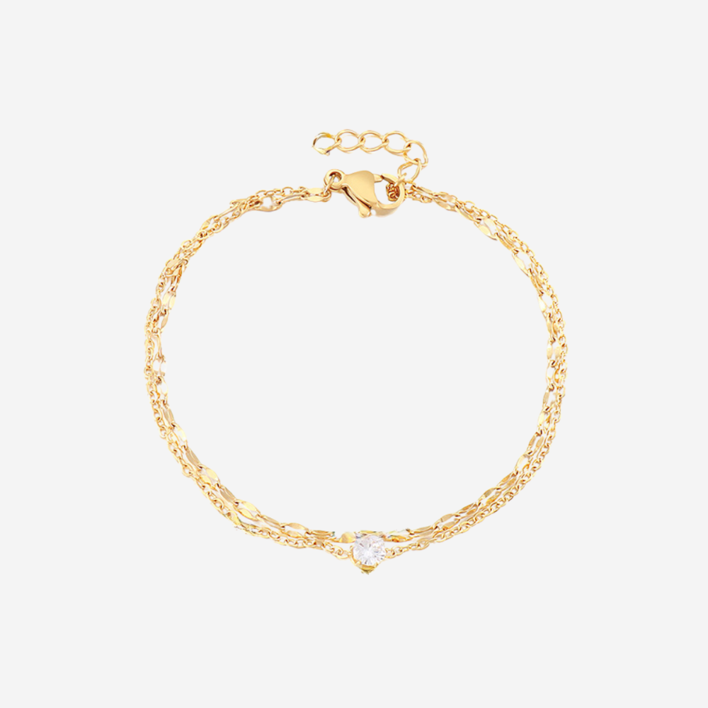 Elegant Sparkle Armband Czarina Gold