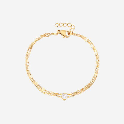 Elegant Sparkle Armband Czarina Gold