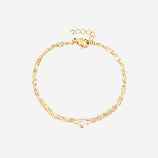 Elegant Sparkle Armband Czarina Gold