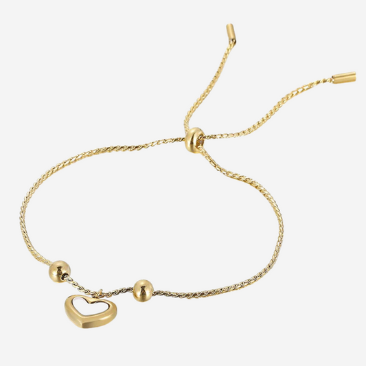 Verstellbares Herz Armband Czarina Gold