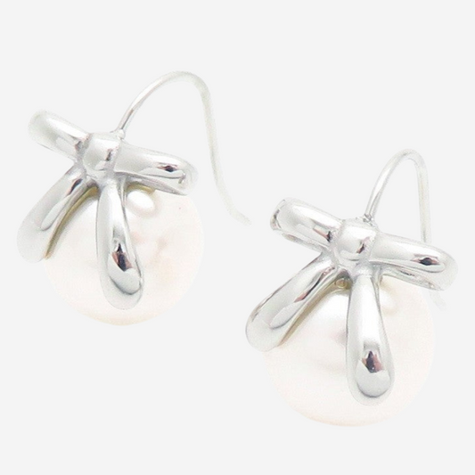 Cute Bow Ohrringe Czarina Silber