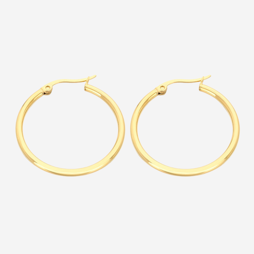 Minimal Creolen Czarina Gold 30mm