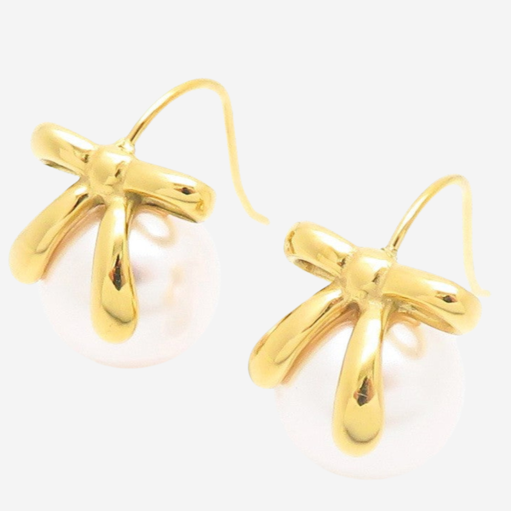 Cute Bow Ohrringe Czarina Gold