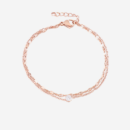 Elegant Sparkle Armband Czarina Roségold