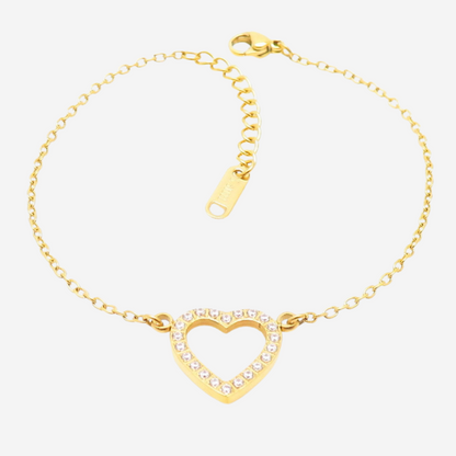 Herzform Love Armband Czarina Gold
