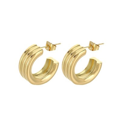 Vela Bold Hoops Ohrringe Czarina