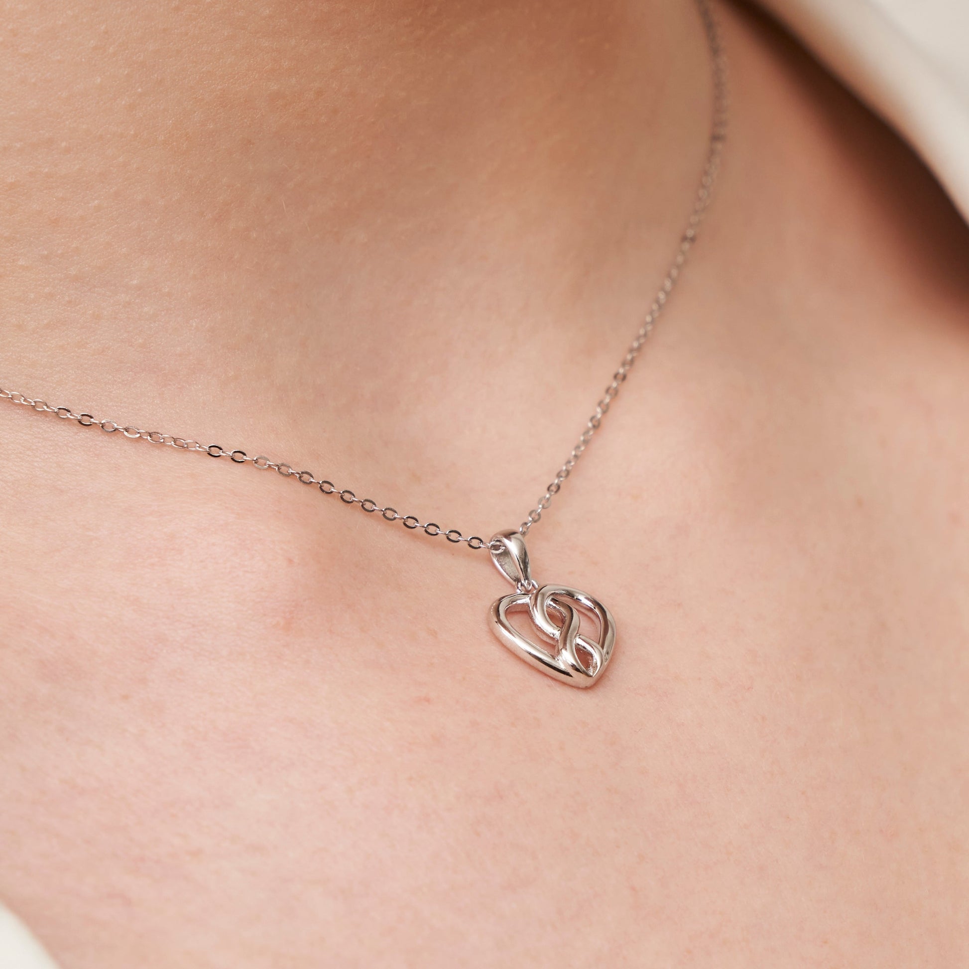 Herz und Unendlich Halskette Halsketten Czarina Jewellery   