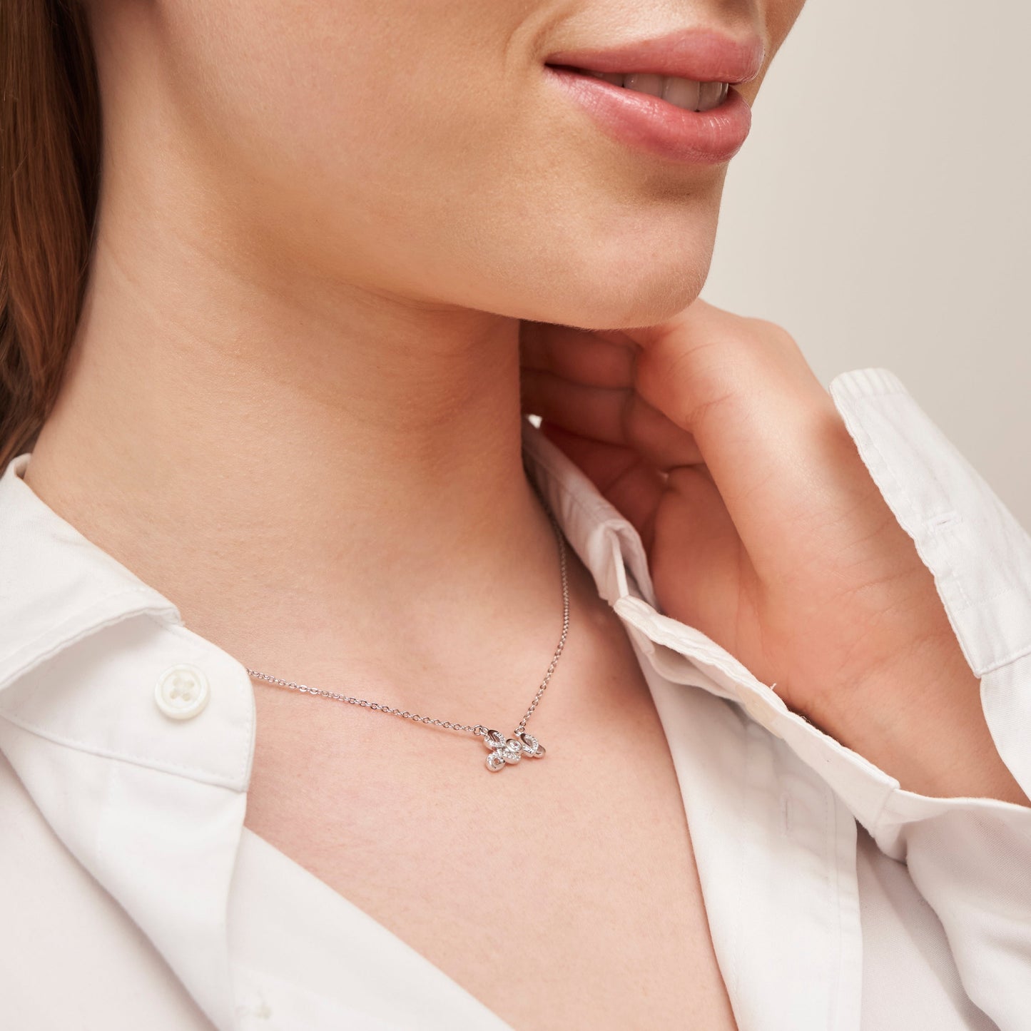 Love Zirkonia Halskette Halsketten Czarina Jewellery   