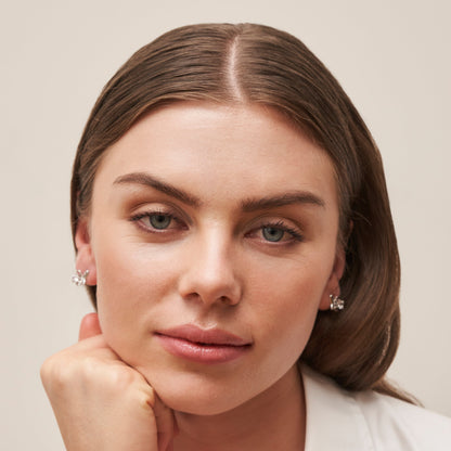 Schmetterling Zirkonia Ohrringe Ohrringe Sterlingsilber