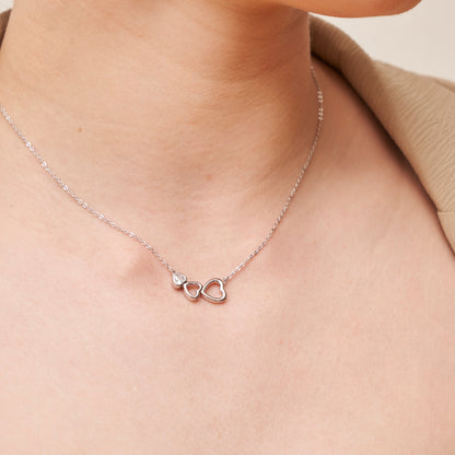 Drei Herz Halskette Halsketten Czarina Jewellery   