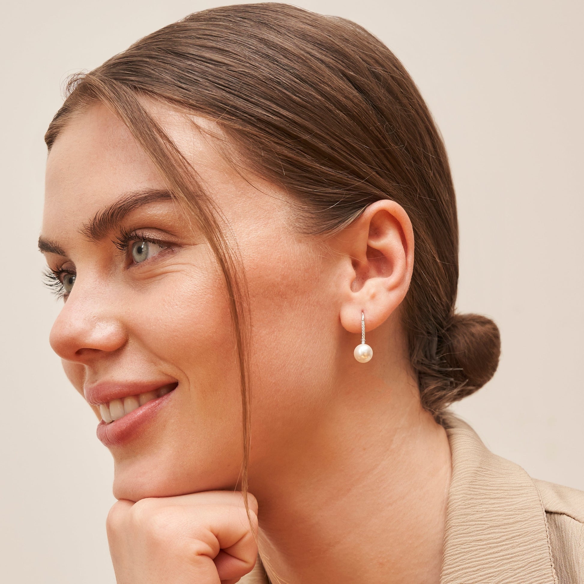 Zirkoniaperlen Ohrringe Ohrringe Czarina Jewellery   