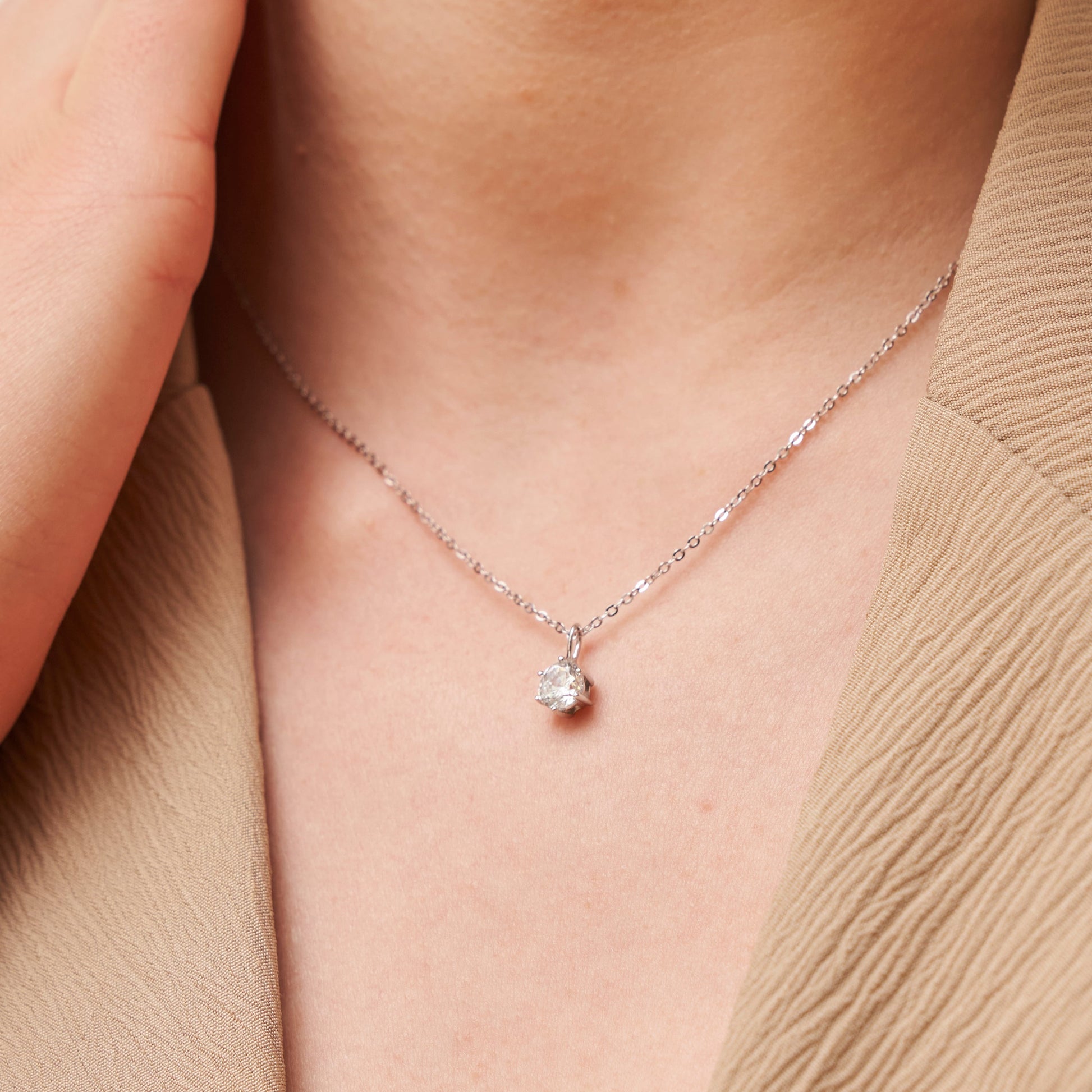 Zirkoniastein Halskette Halsketten Czarina Jewellery   