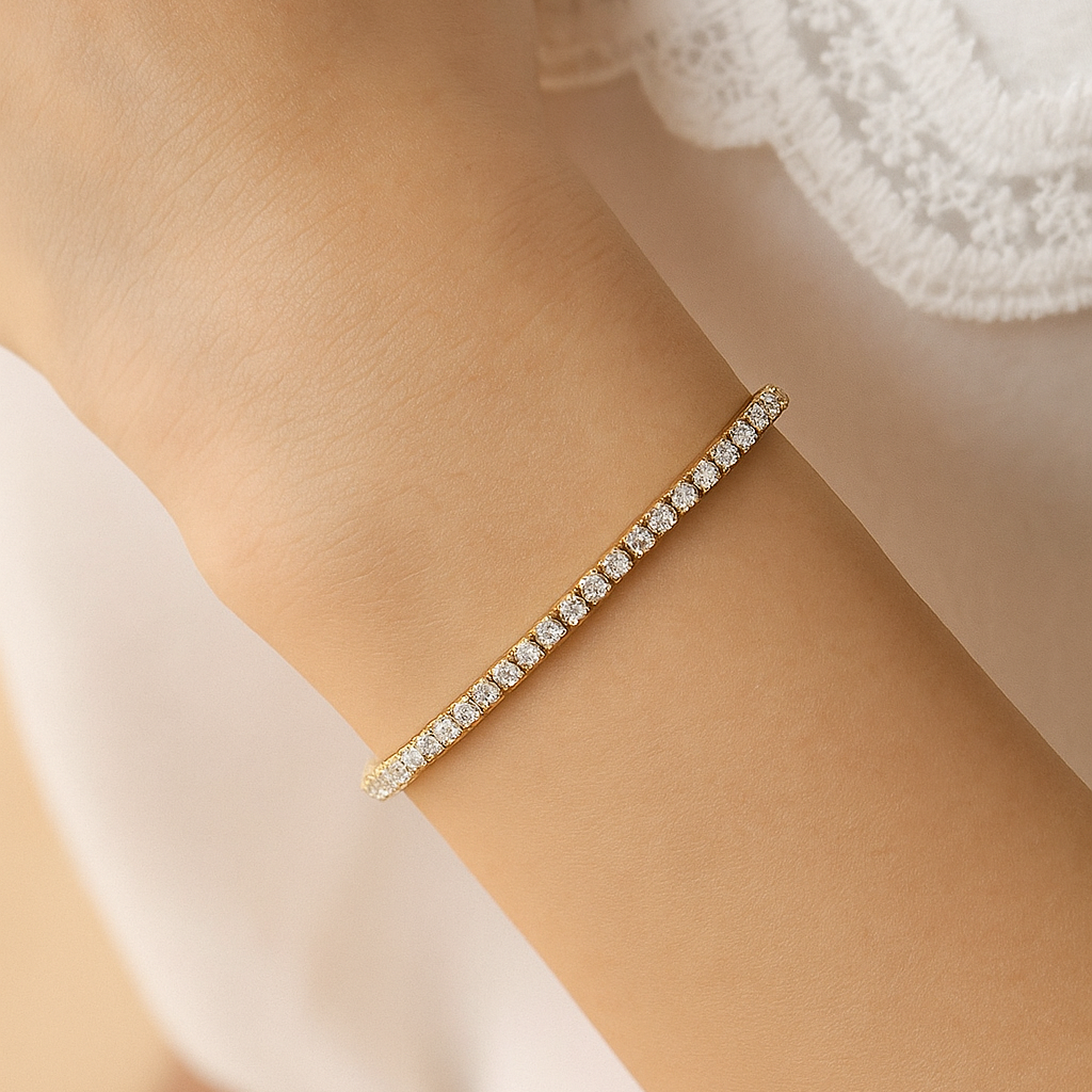 Funkelndes Tennis Armband Czarina