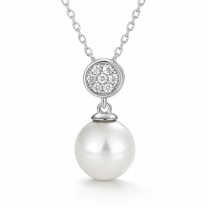 Amélie Pearl Glow Halskette Halsketten Sterlingsilber