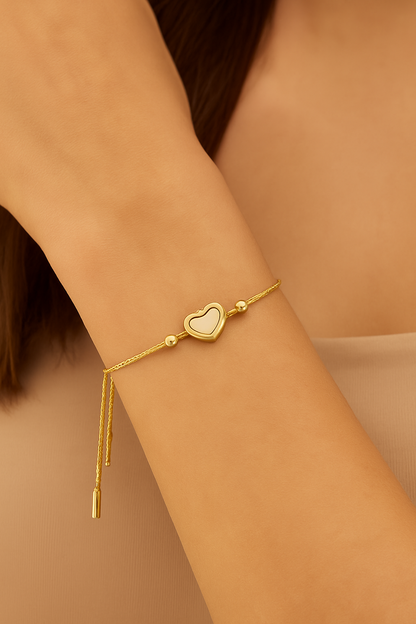 Verstellbares Herz Armband Czarina
