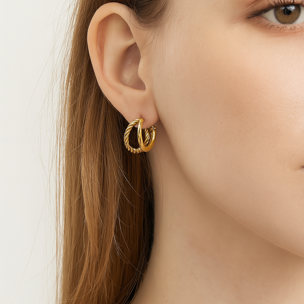 Twist & Shine Hoops Czarina