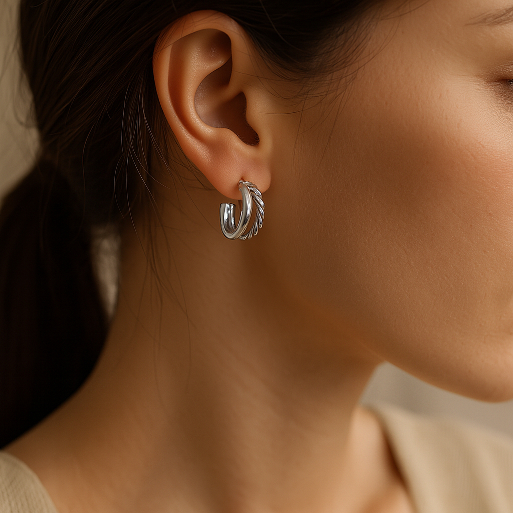 Twist & Shine Hoops Czarina