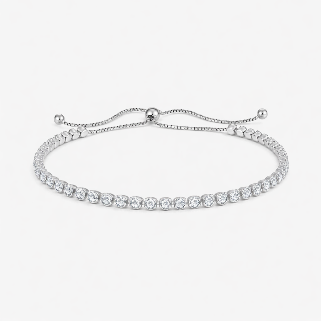Lumière Tennis Armband Armband Sterlingsilber